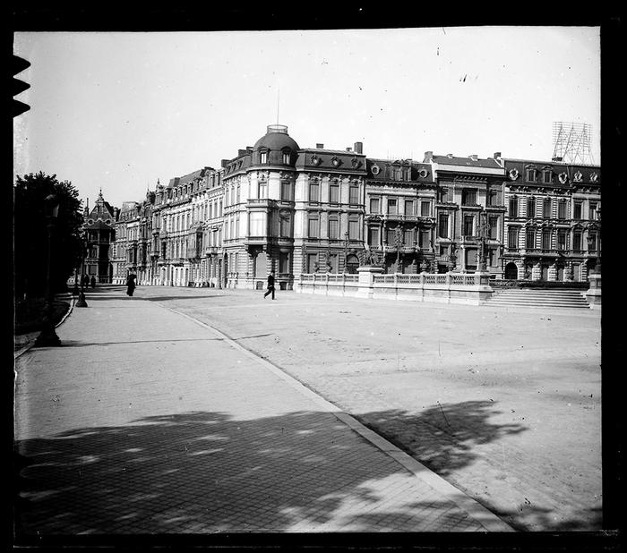 Liège. Avenue Rogier et rue Lebeau