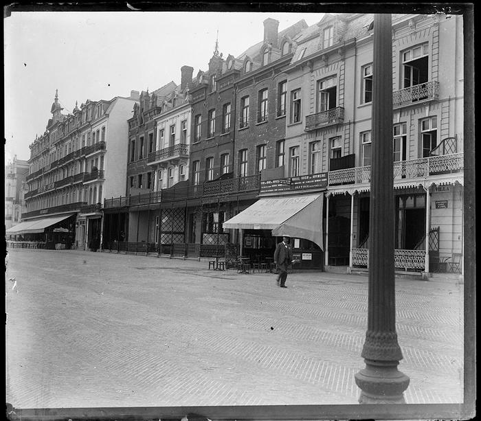 Blankenberge. Les villas Rosa vues de droite
